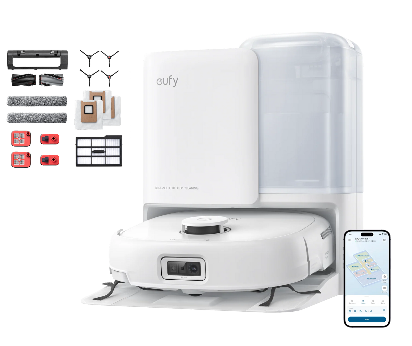 eufy 掃地機器人 Omni E25 + 配件包