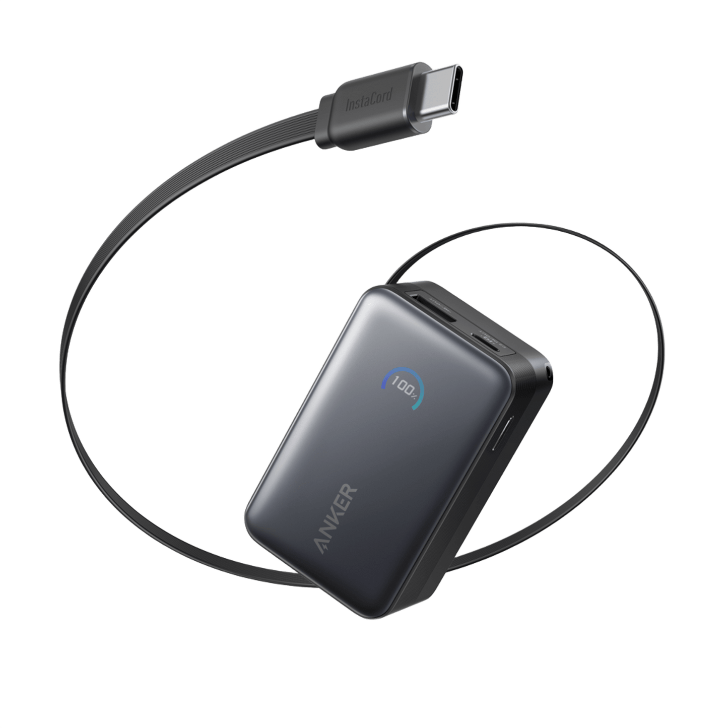 Anker Nano 行動電源（10K，45W，內建可伸縮 USB-C 連接線）