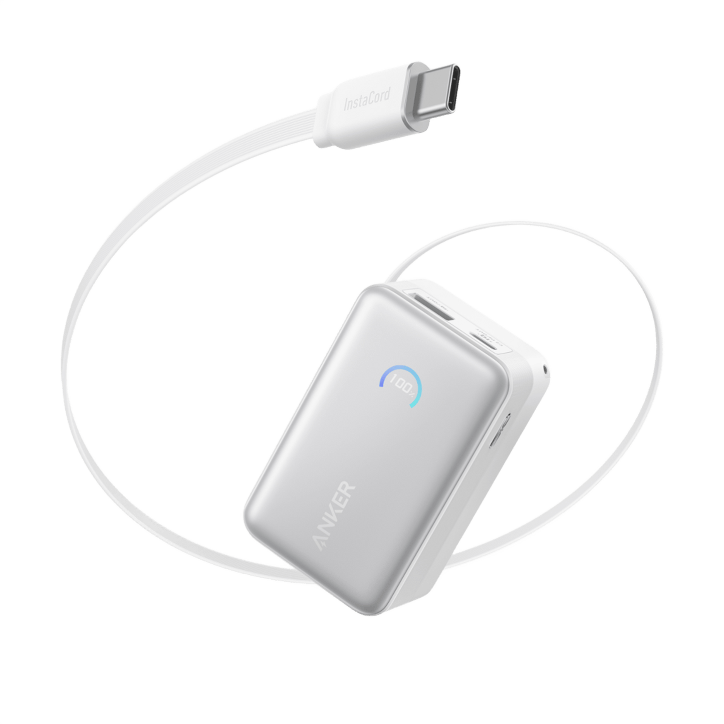 Anker Nano 行動電源（10K，45W，內建可伸縮 USB-C 連接線）