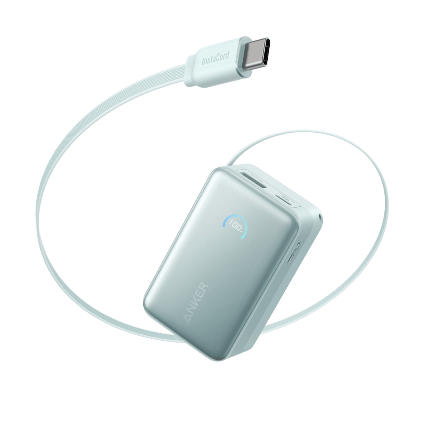 Anker Nano 行動電源（10K，45W，內建可伸縮 USB-C 連接線）