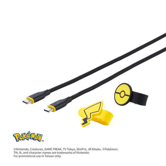 Anker皮卡丘款USB-C充電線 1.8m 黃/黑