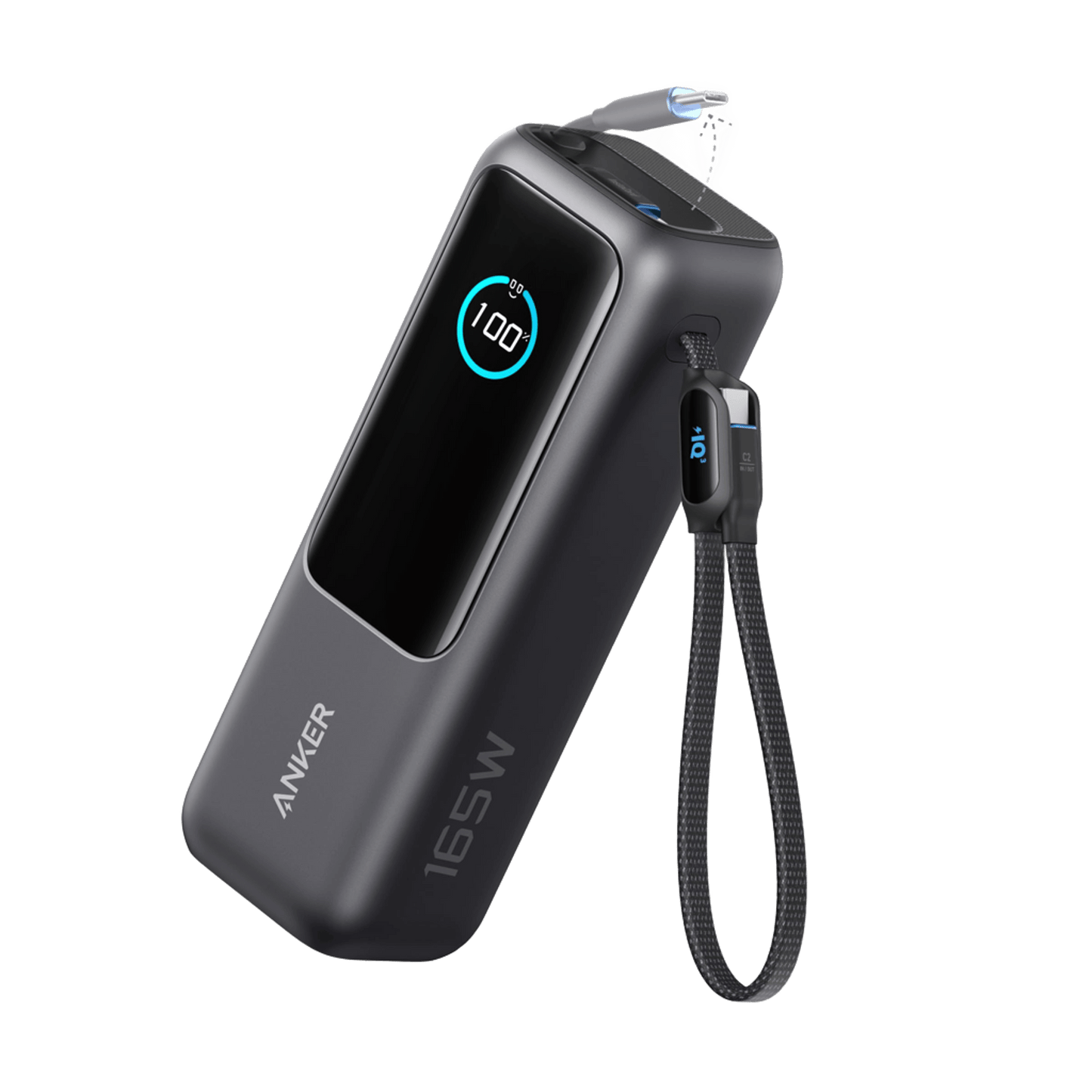 Anker 筆記型電腦行動電源（25K，165W，內建和伸縮電纜）