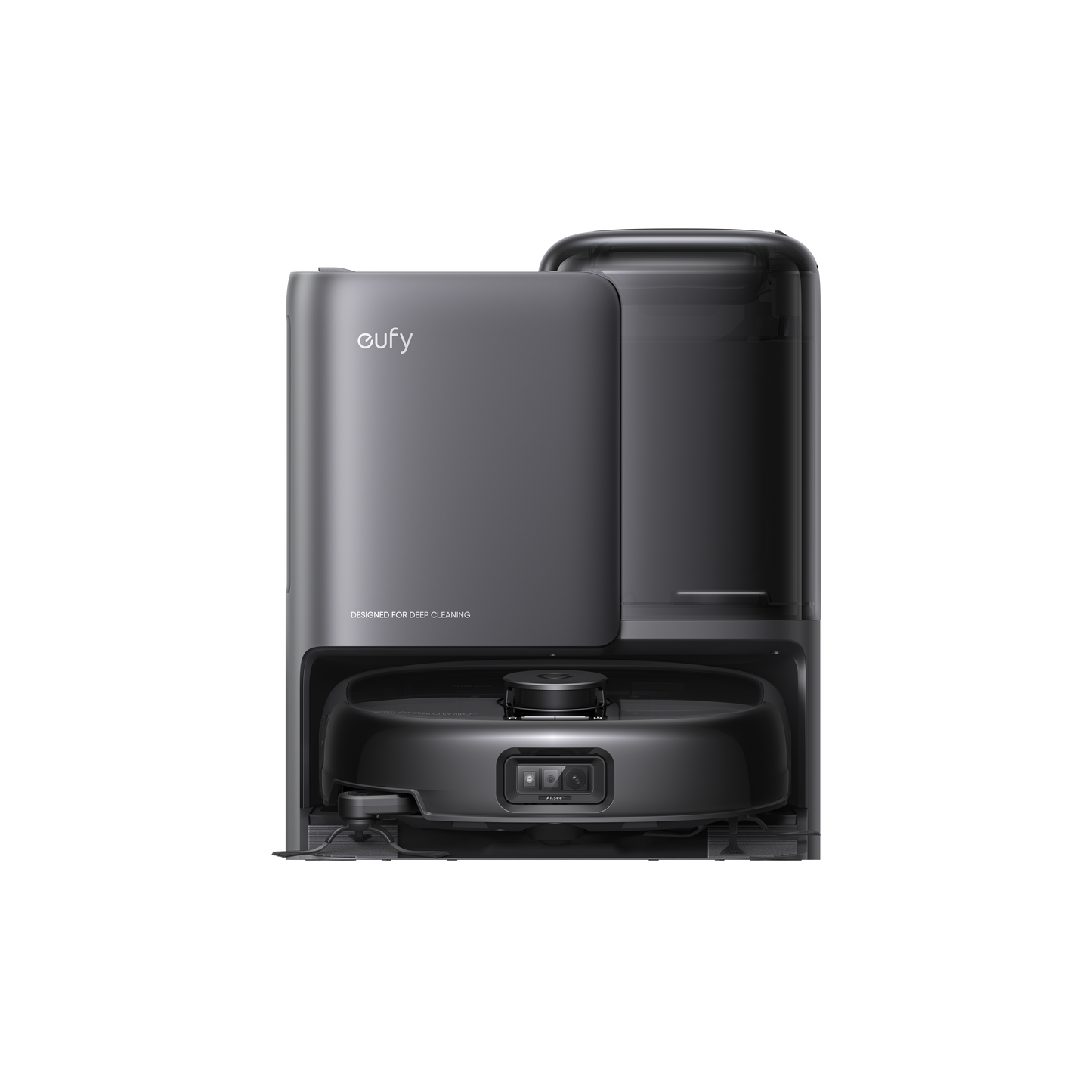 eufy Omni E25 自清潔掃拖一體全能機器人 黑/白