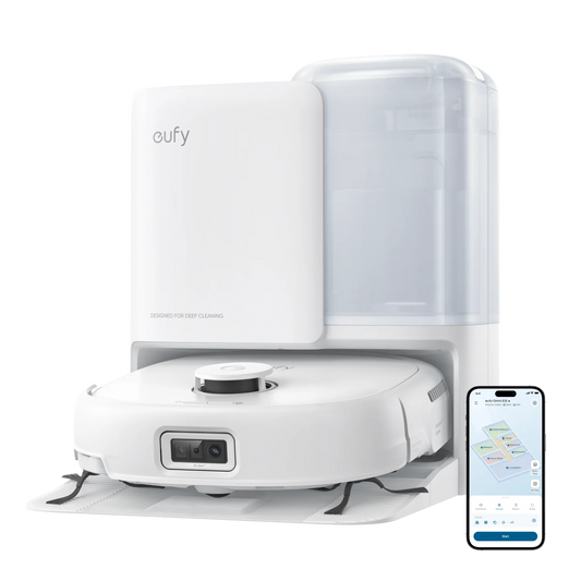 eufy Omni E25 自清潔掃拖一體全能機器人 黑/白